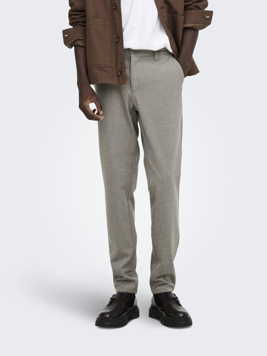 ONSMARK SLIM BRUSH PIQUE 0353 PANTS, Falcon 223682 Bild 4