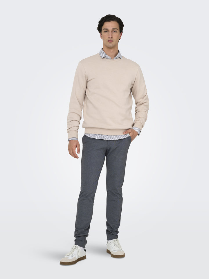 ONSMARK SLIM DITSY 020934 PANT NOOS, Dark Navy 187197 Bild 6