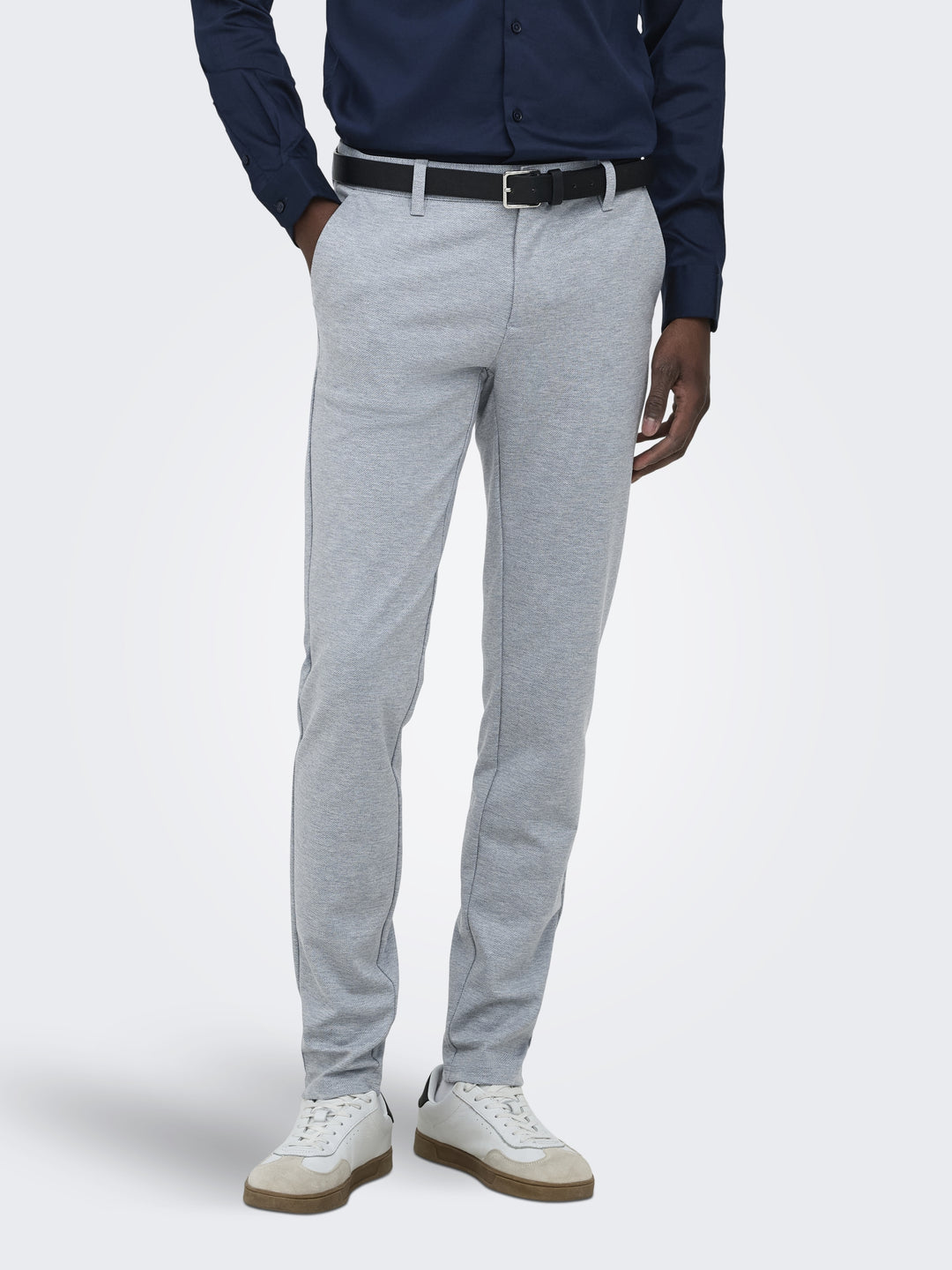 ONSMARK SLIM DITSY 020934 PANT NOOS, Blue Fog/LGM 214071002 Bild 4