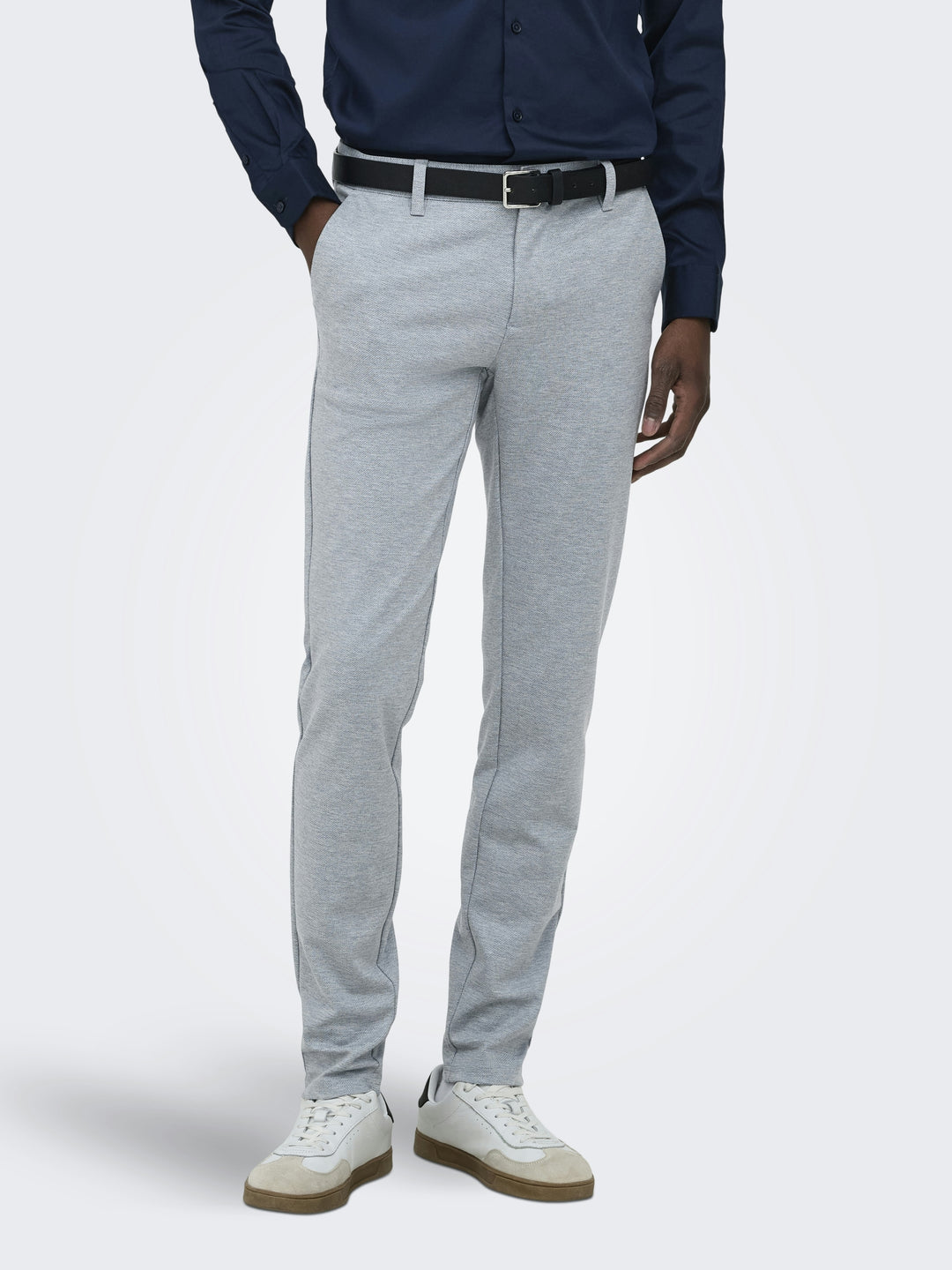 ONSMARK SLIM DITSY 020934 PANT NOOS, Blue Fog/LGM 214071002 Bild 4