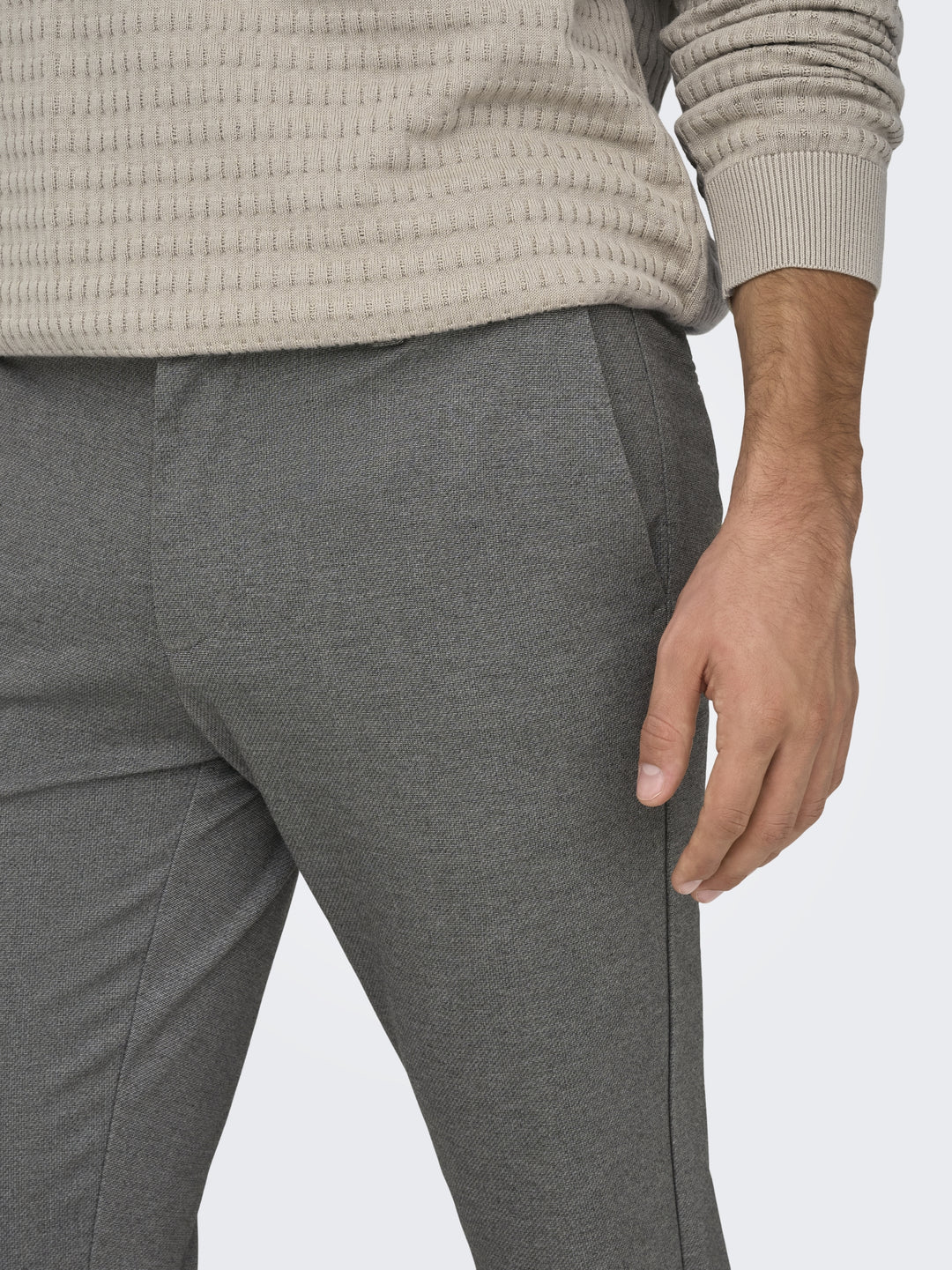 ONSMARK SLIM DITSY 020934 PANT NOOS, Silver Lining/MGM 261395001 Bild 5