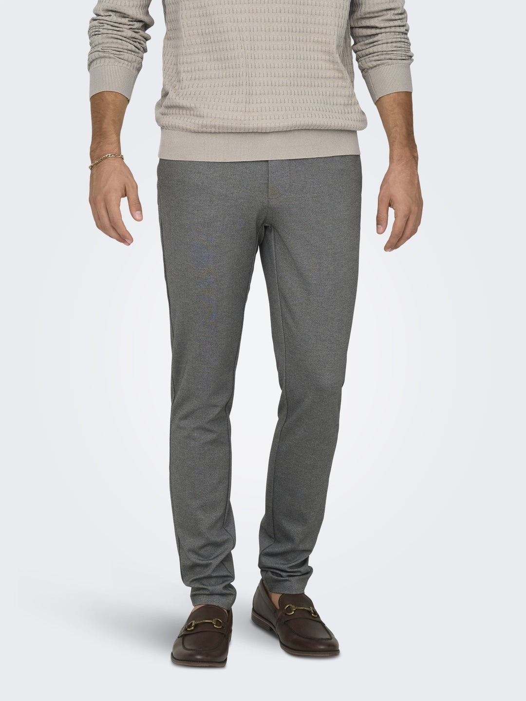 ONSMARK SLIM DITSY 020934 PANT NOOS, Silver Lining/MGM 261395001 Bild 6