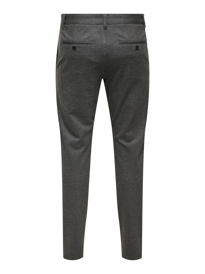 ONSMARK SLIM DITSY 2912 PANT NOOS, Beluga 300541 Bild 2