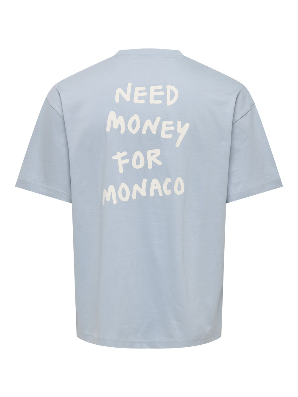 ONSMONEY LIFE LOOSE SS TEE, Dusty Blue/NEED MONEY FOR MONACO 216641003 Bild 2