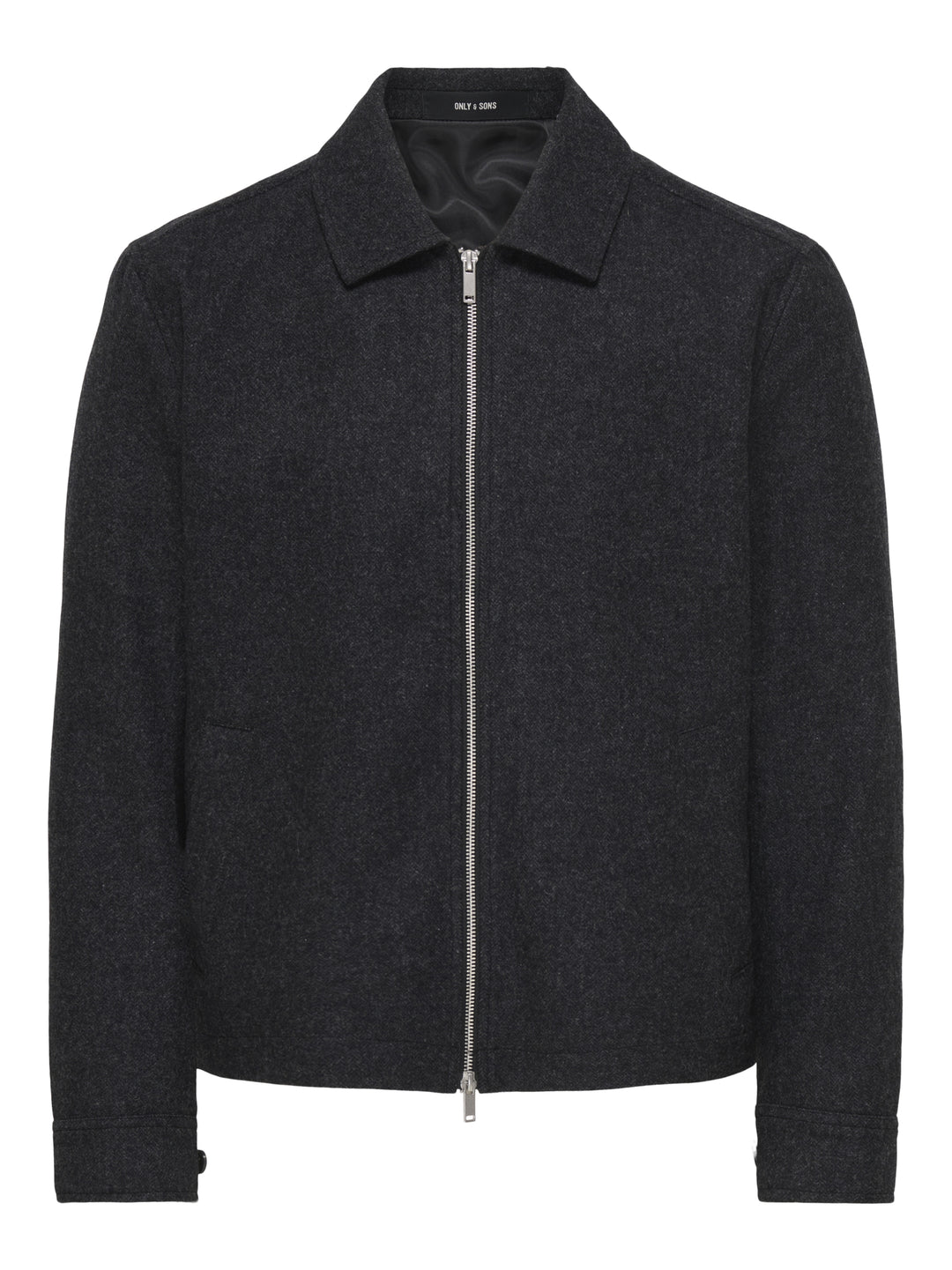 ONSOWEN WOOL JACKET OTW FRML, Black Melange/Black Herringbone 239339002 Bild 1