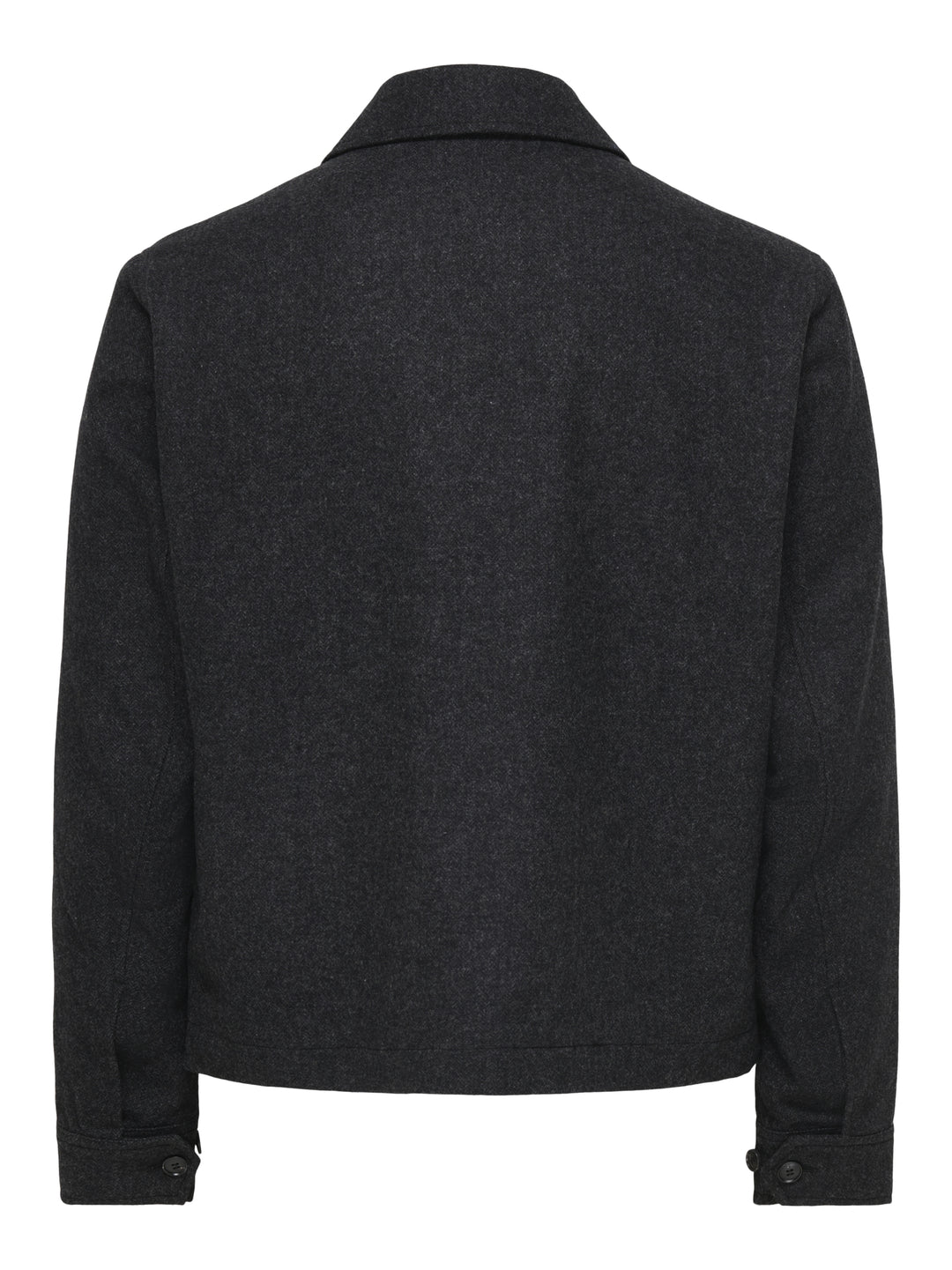 ONSOWEN WOOL JACKET OTW FRML, Black Melange/Black Herringbone 239339002 Bild 2