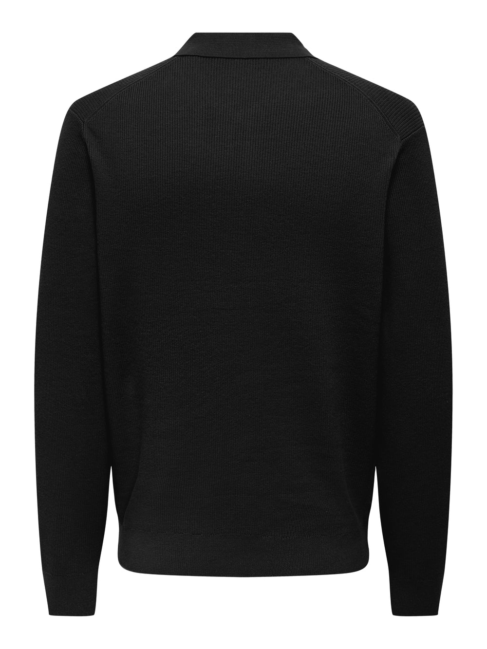 ONSPHIL REG 12 HALF ZIP POLO KNIT, Black 187679 Bild 2