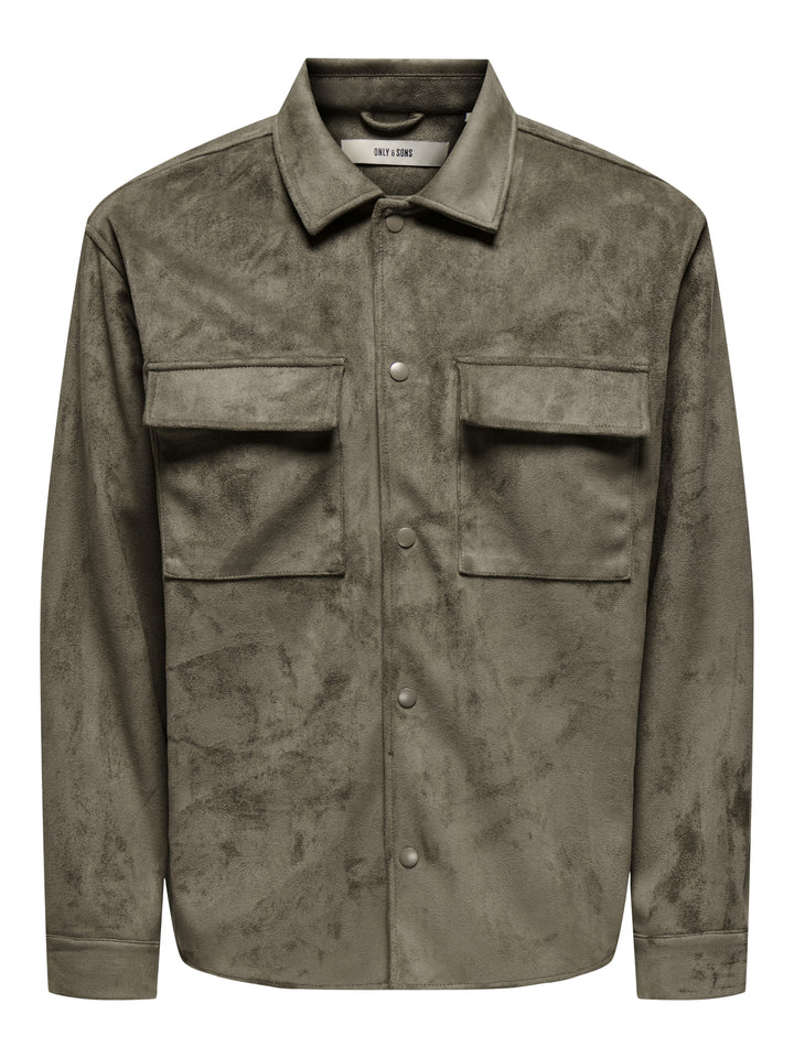 ONSRAVI FAKE SUEDE SHACKET OTW, Falcon 223682 Bild 1