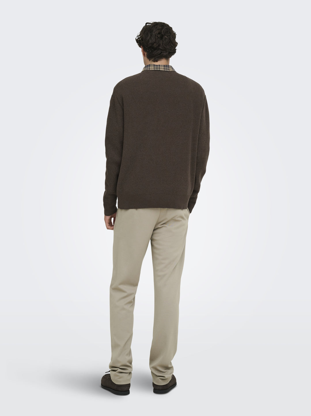 ONSRODGER RLX CREW NECK KNIT, Chocolate Brown 289315 Bild 5