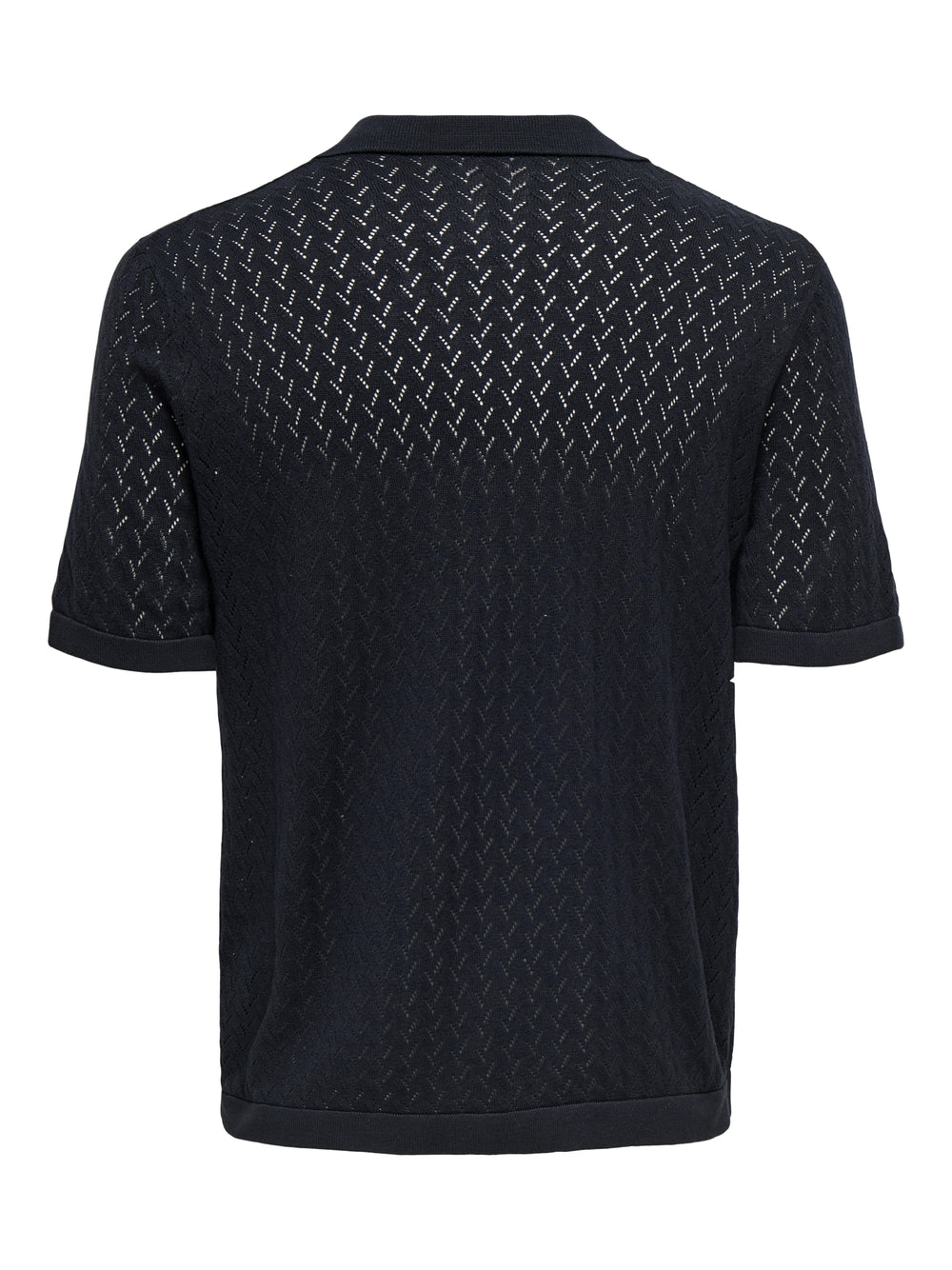 ONSSANTO REG SS RESORT SHIRT KNIT F, Dark Sapphire 218590 Bild 2