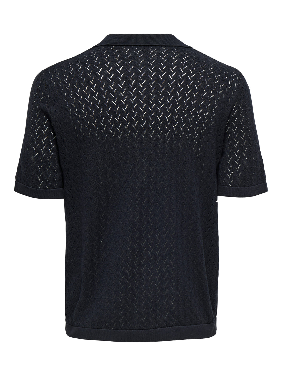ONSSANTO REG SS RESORT SHIRT KNIT F, Dark Sapphire 218590 Bild 2