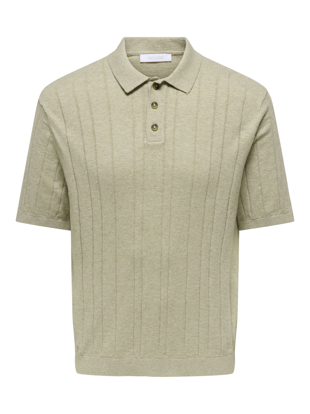 ONSSOFUS REG SS POLO KNIT FRML, Pure Cashmere 305166 Bild 1