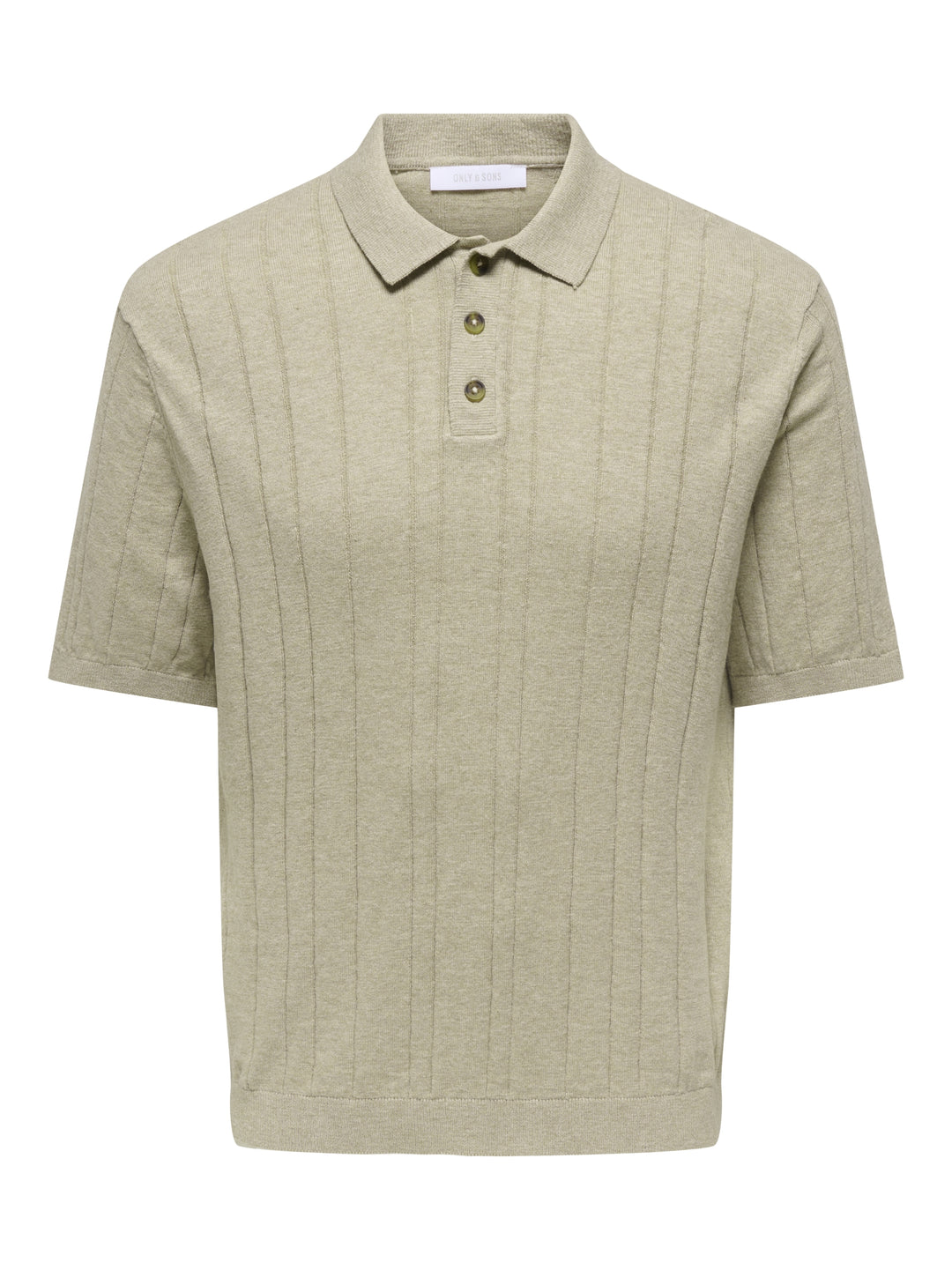 ONSSOFUS REG SS POLO KNIT FRML, Pure Cashmere 305166 Bild 1