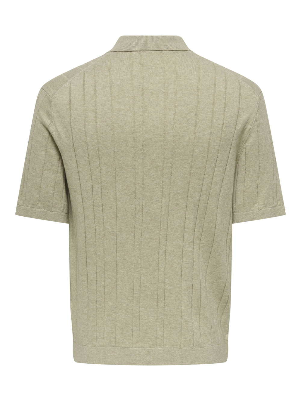 ONSSOFUS REG SS POLO KNIT FRML, Pure Cashmere 305166 Bild 2