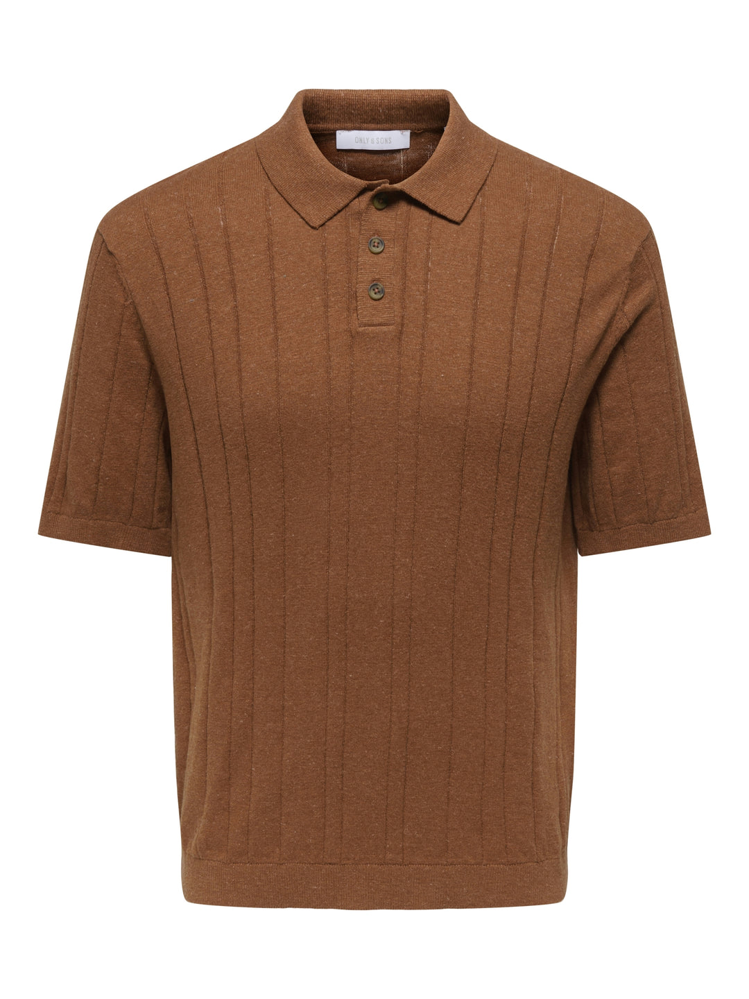 ONSSOFUS REG SS POLO KNIT FRML, Chutney 305972 Bild 1