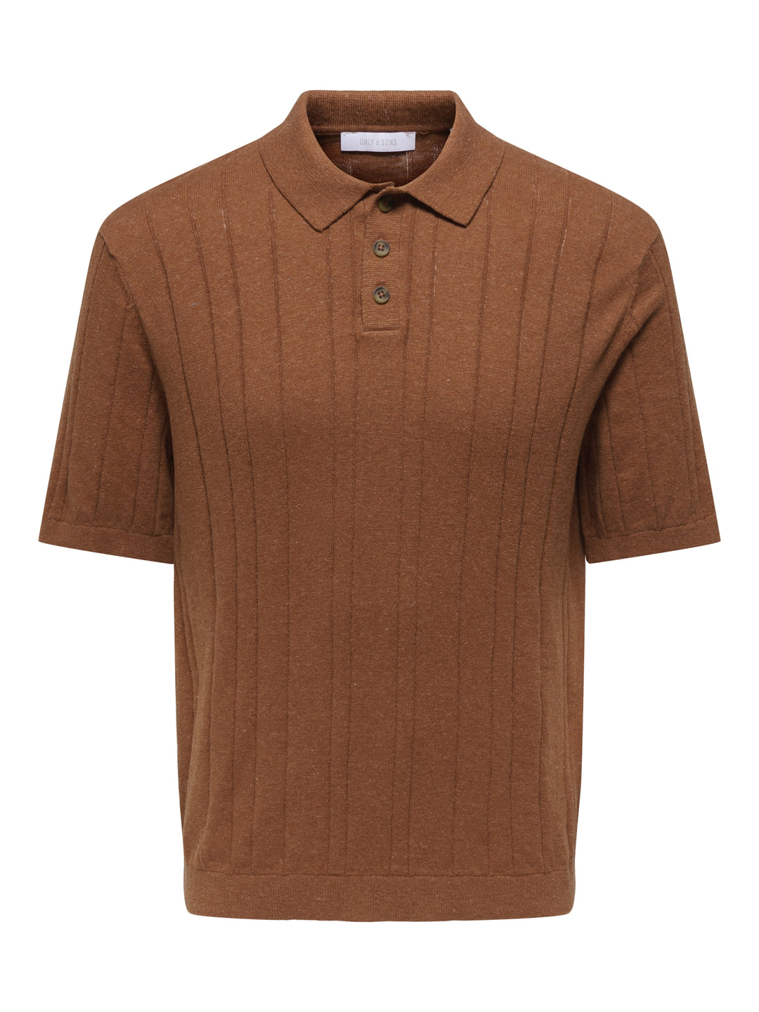 ONSSOFUS REG SS POLO KNIT FRML, Chutney 305972 Bild 1
