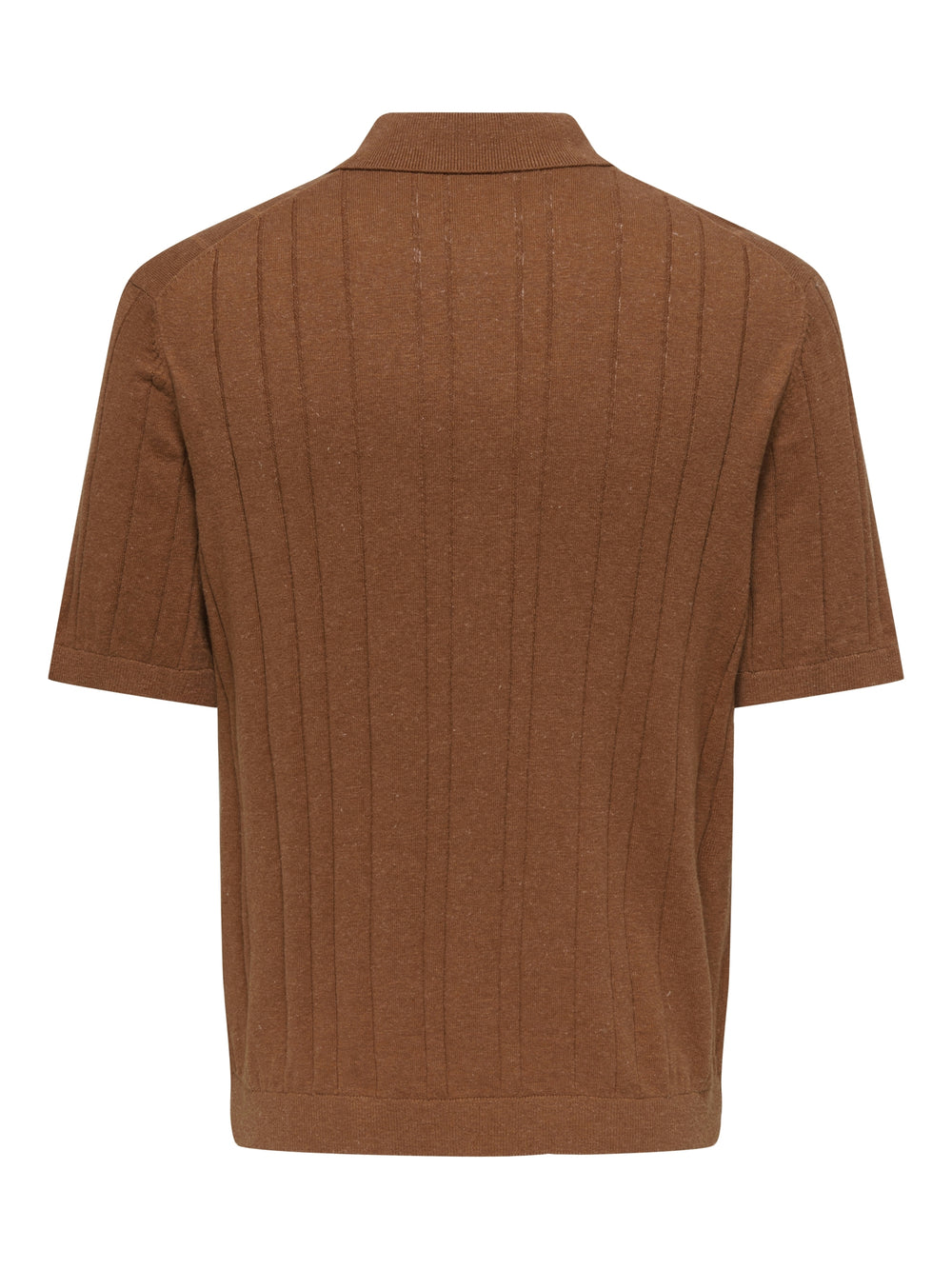 ONSSOFUS REG SS POLO KNIT FRML, Chutney 305972 Bild 2