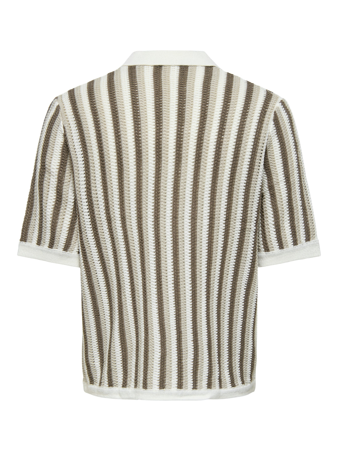 ONSTHUE RLX SS RESORT KNIT, Cloud Dancer/MOONSTRUCK + WALNUT 193799004 Bild 2