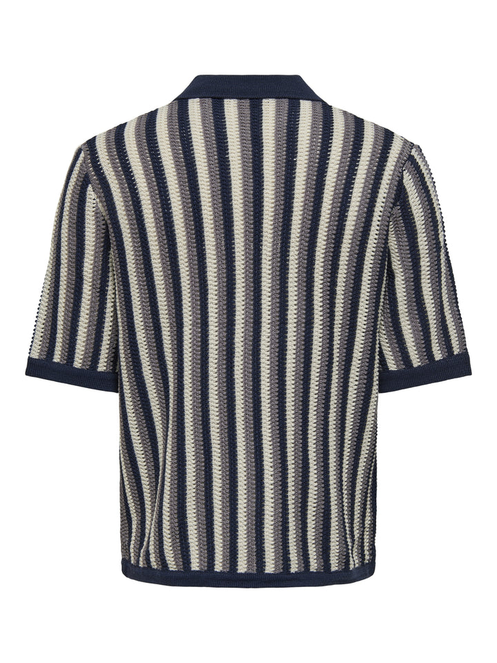 ONSTHUE RLX SS RESORT KNIT, Peacoat/SHARK + MOONSTRUCK 208352001 Bild 2