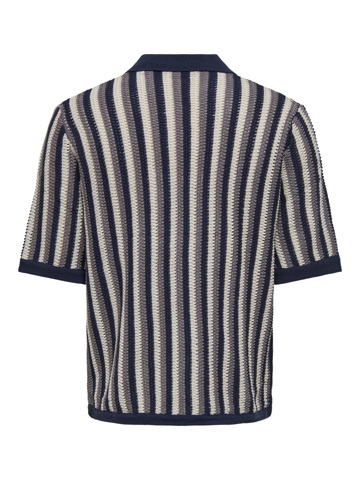ONSTHUE RLX SS RESORT KNIT, Peacoat/SHARK + MOONSTRUCK 208352001 Bild 2