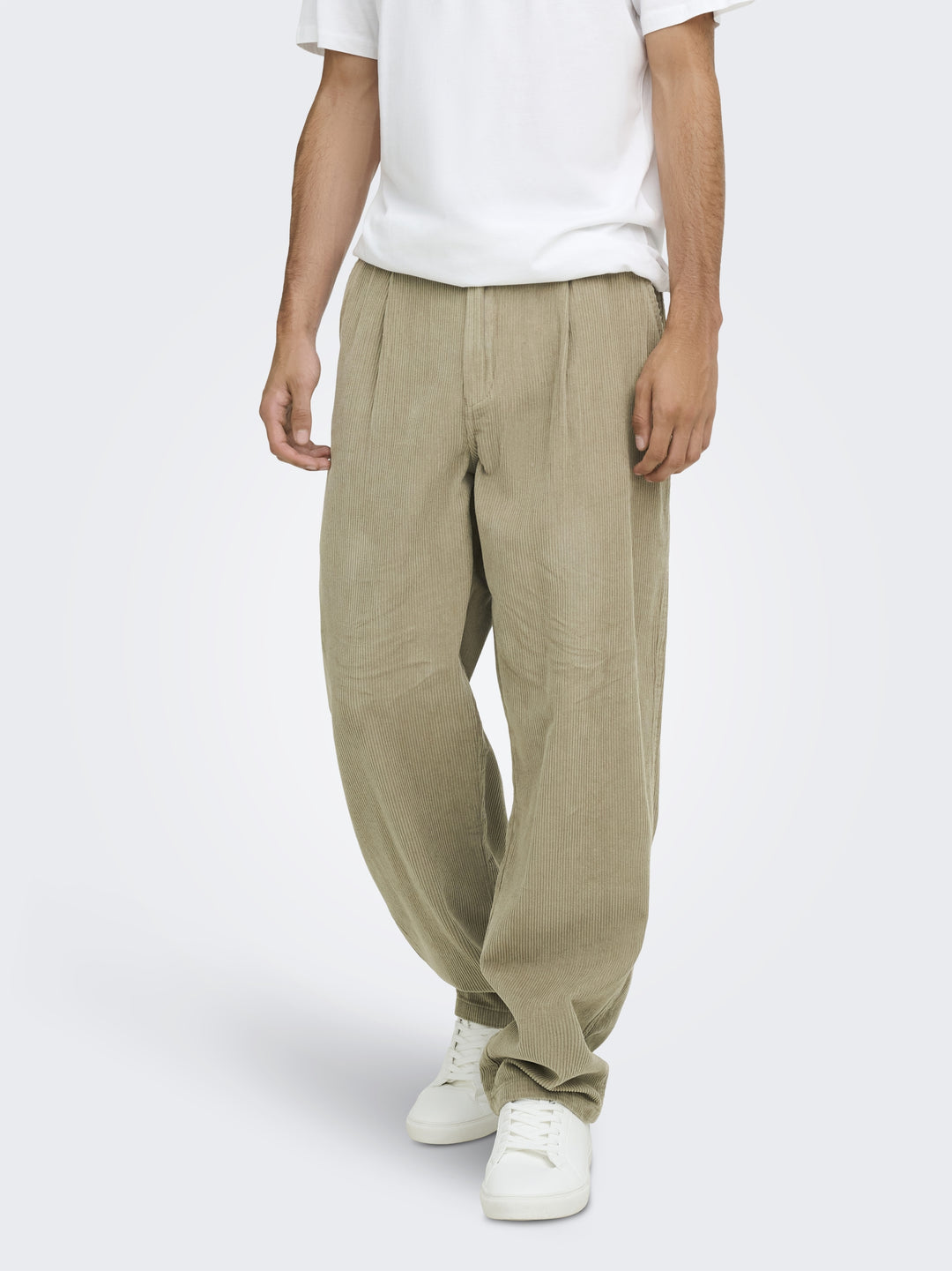 ONSTOBY LOOSE TAP CORD BRAY PANTS W, Laurel Oak 300870 Bild 4