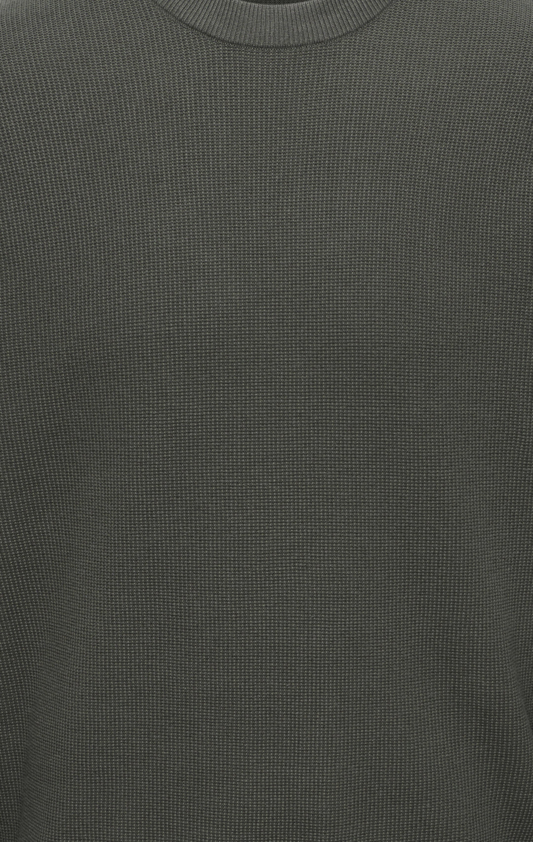 ONSTONY RLX 12 LS WAFFLE CREW KNIT, Beluga 300541 Bild 3