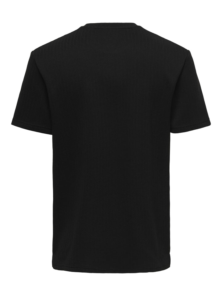 ONSTREY LIFE REG SS FRML TEE, Black 187679 Bild 2