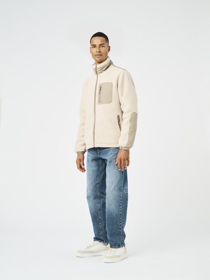 ONSTYRO PADDED SHERPA JACKET NOOS, Silver Lining/DESERT TAUPE 261395005 Bild 3