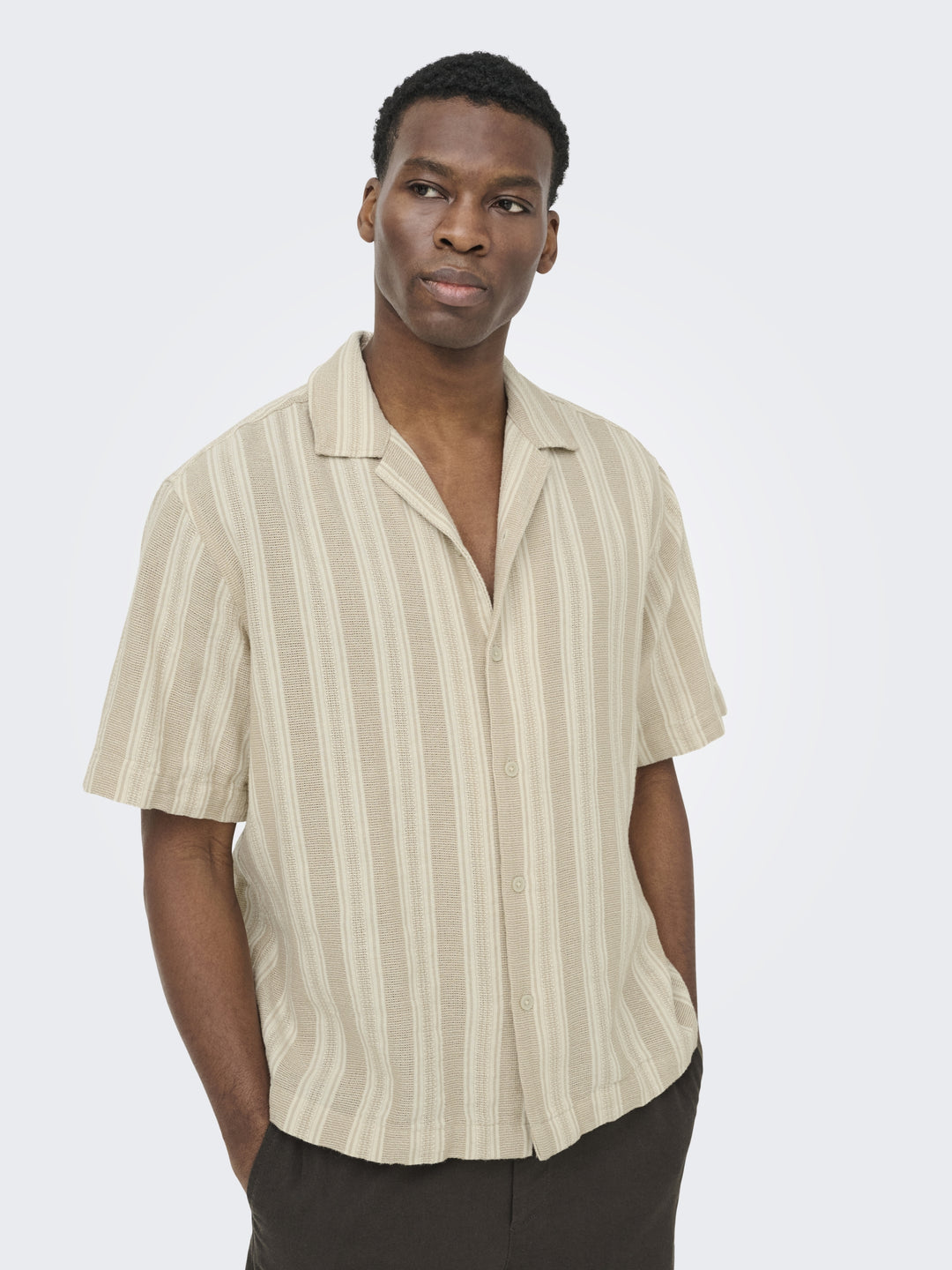 ONSWALKER RLX RESORT SS 035 SHIRT N, Chinchilla 202231 Bild 7