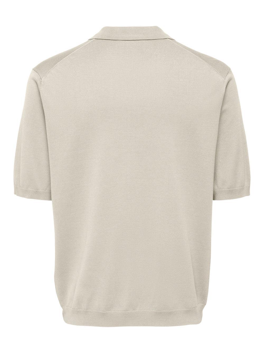 ONSWYLER LIFE RLX 12 SS SPLIT KNIT, Silver Lining 261395 Bild 2