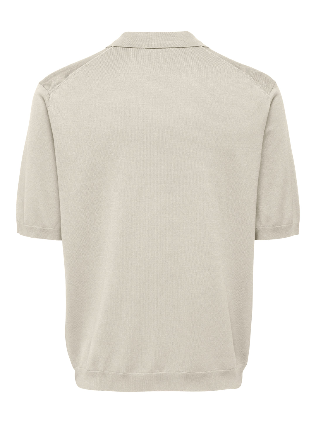 ONSWYLER LIFE RLX 12 SS SPLIT KNIT, Silver Lining 261395 Bild 2