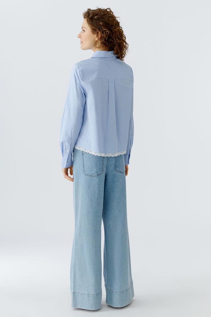 Bluse, blue white 0541 Bild 7