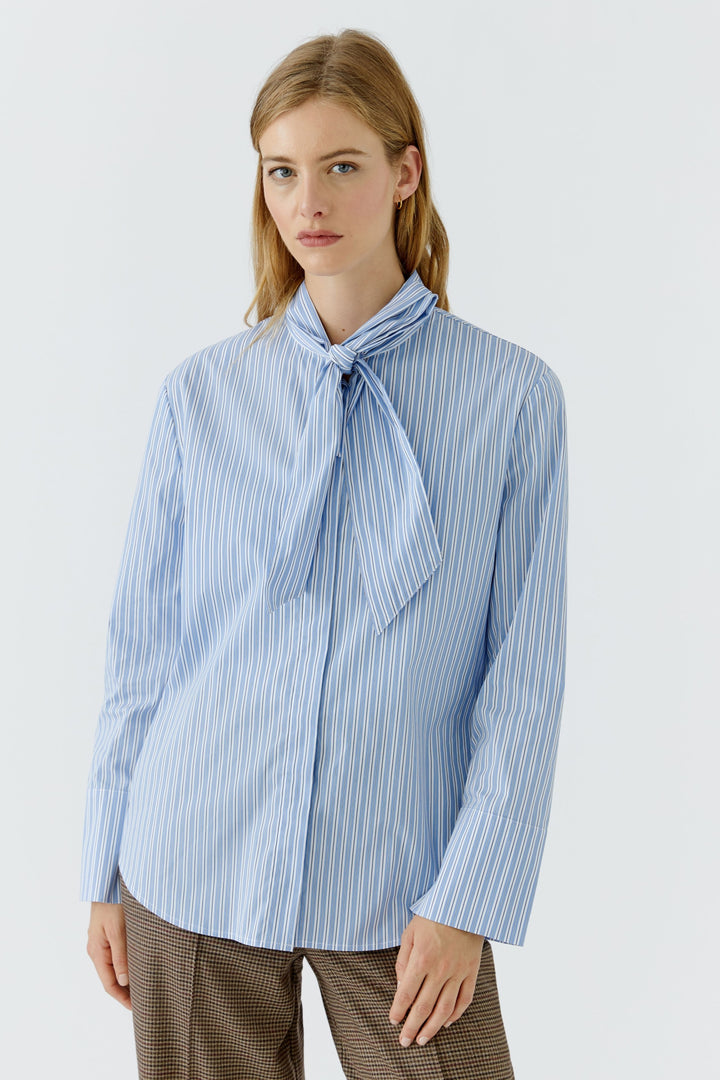 Bluse, blue white 0531 Bild 6