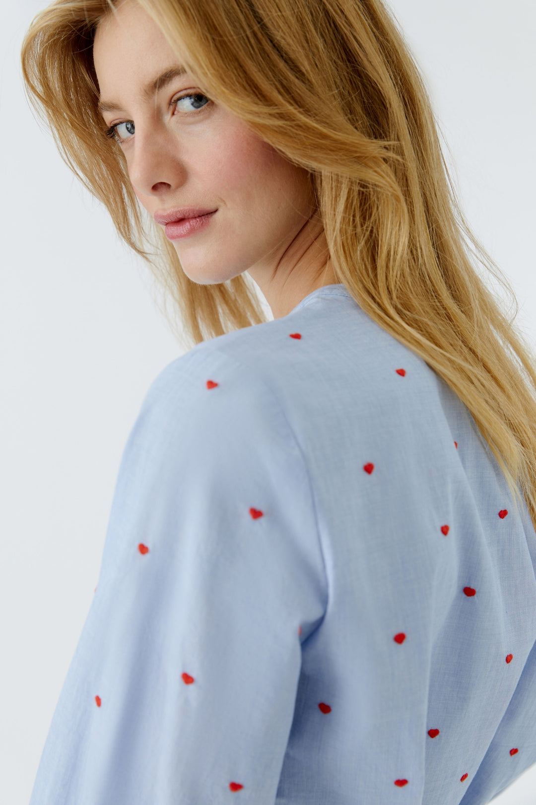 Bluse, dk blue red 0563 Bild 3