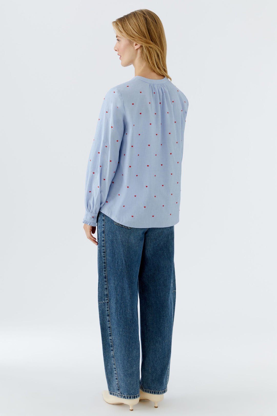 Bluse, dk blue red 0563 Bild 7