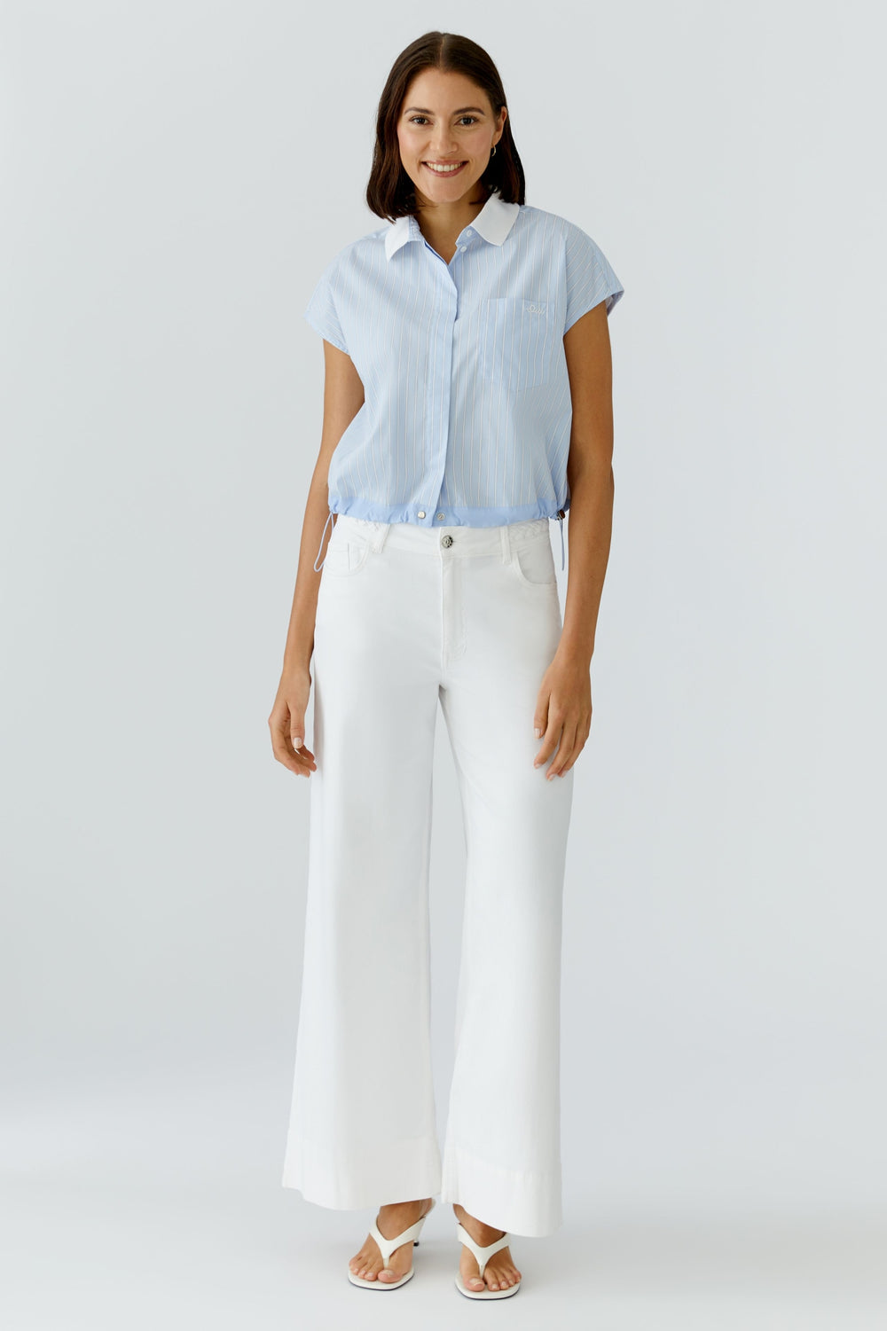 Bluse, lt blue white 0521 Bild 2