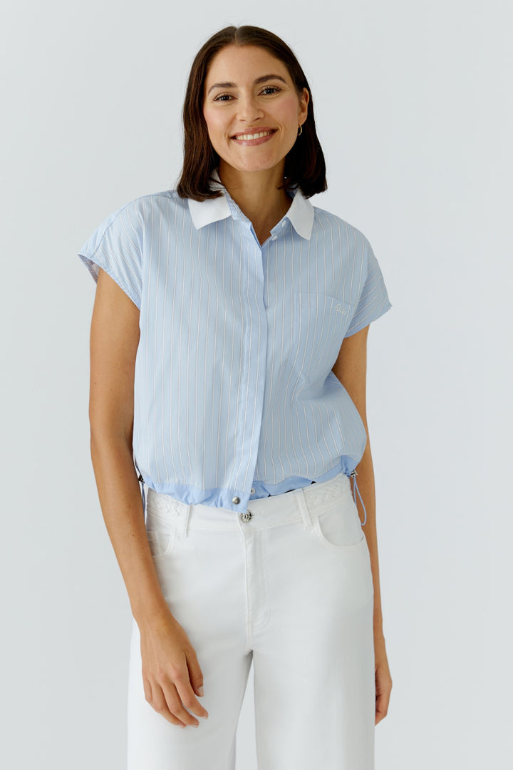 Bluse, lt blue white 0521 Bild 6