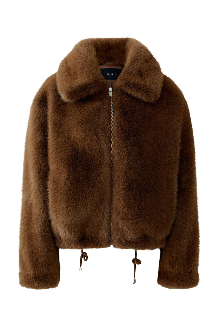 Outdoorjacke, taupe 8398 Bild 1