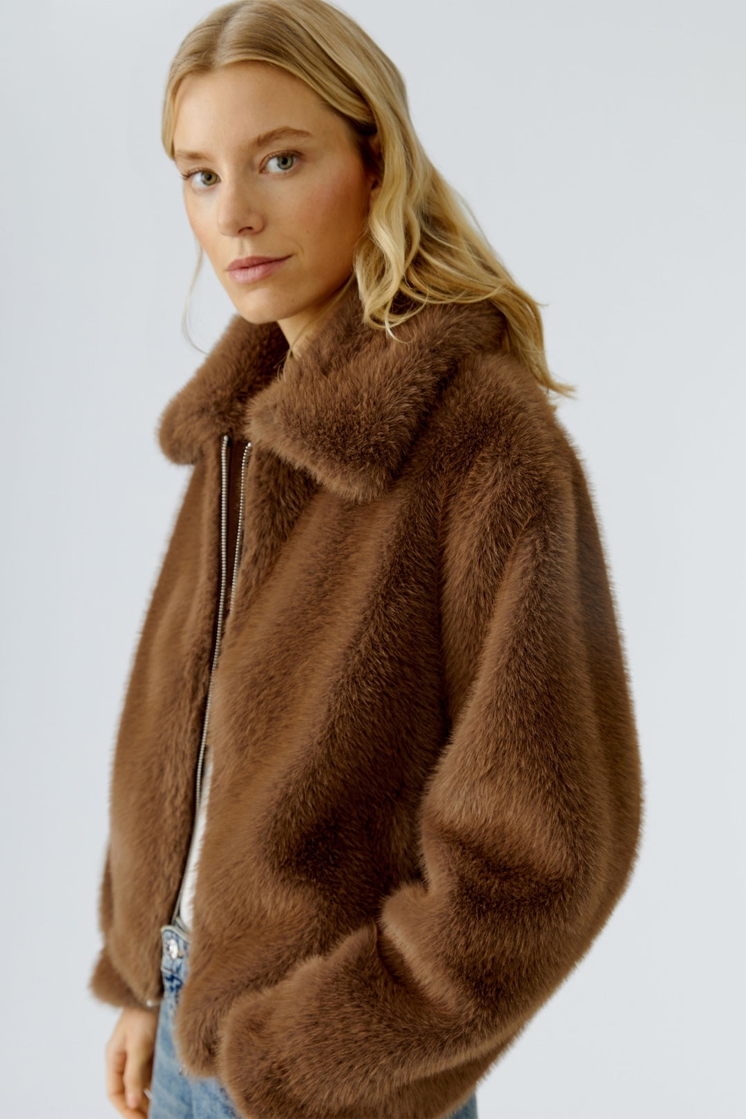 Outdoorjacke, taupe 8398 Bild 4