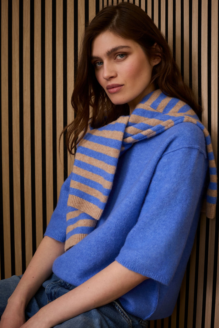 Pullover, camel blue 0745 Bild 5