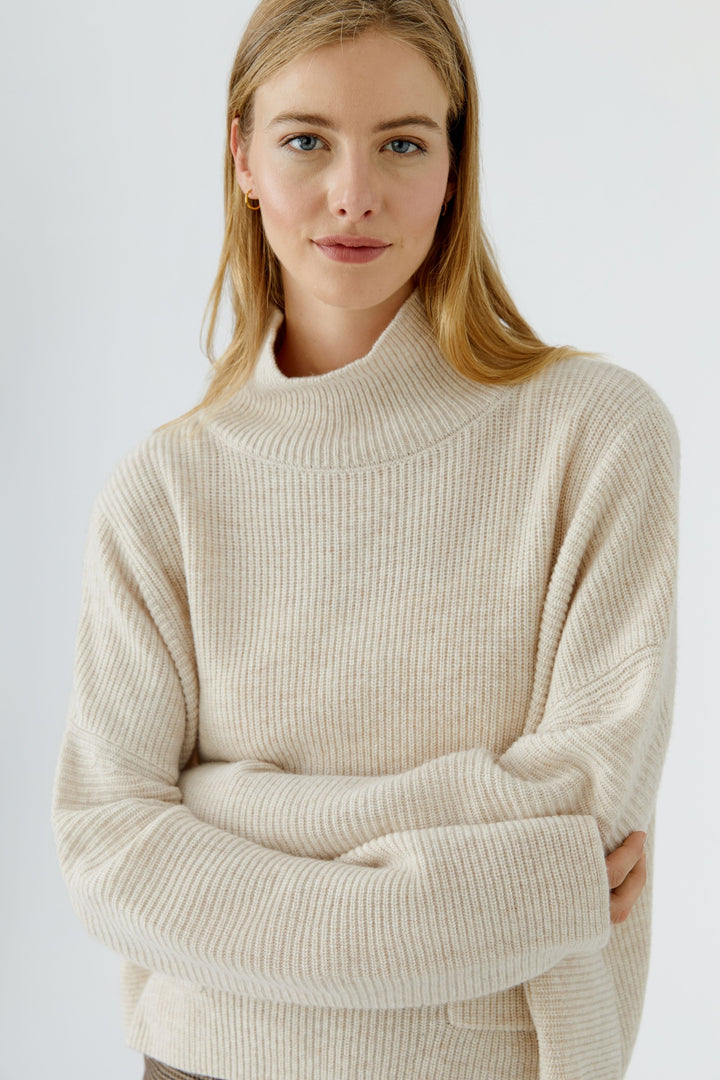 Pullover, light beige mel 7065 Bild 3