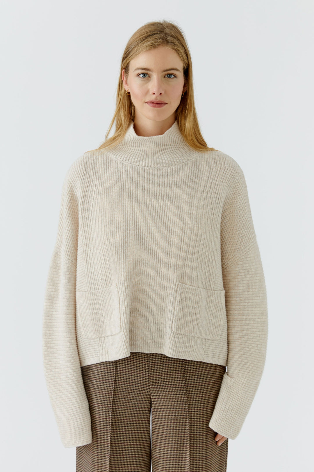 Pullover, light beige mel 7065 Bild 6