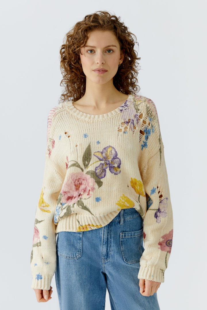 Pullover, offwhite red 0113 Bild 5