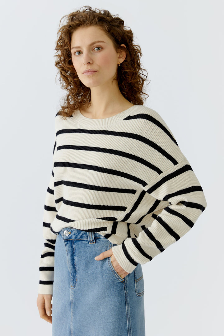 Pullover, white black 0109 Bild 6