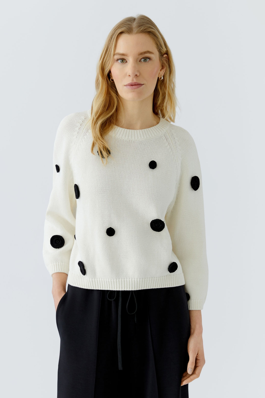 Pullover, white black 0109 Bild 6