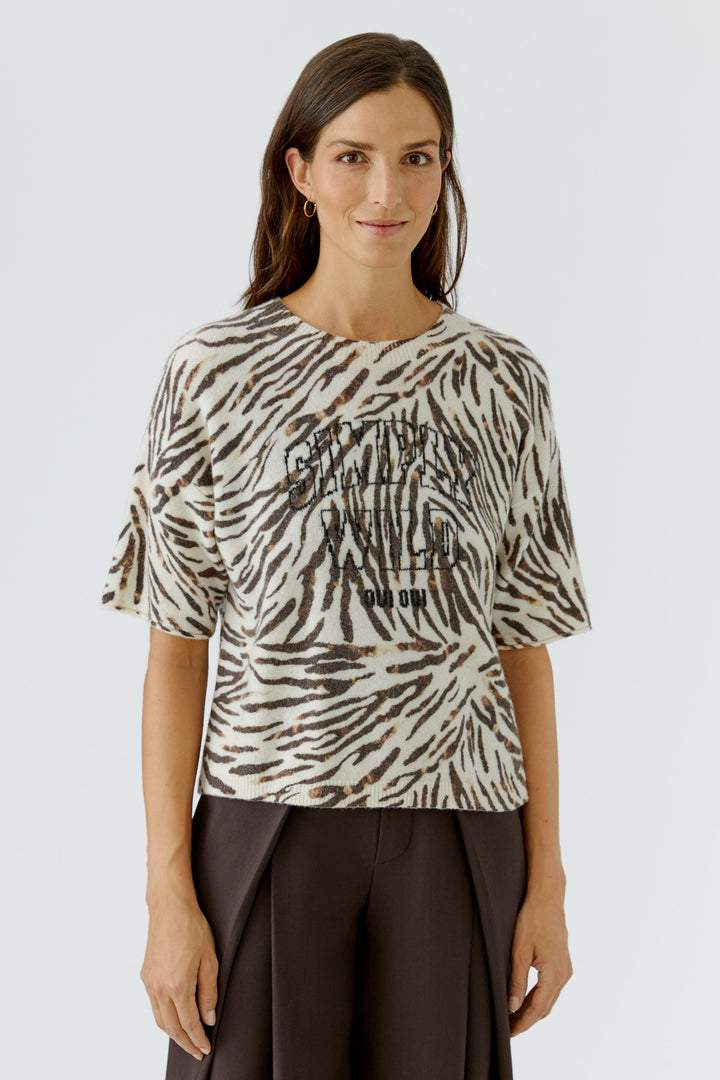 Pullover, white black 0109 Bild 6
