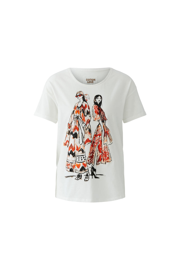 T-Shirt, cloud dancer 1006 Bild 1