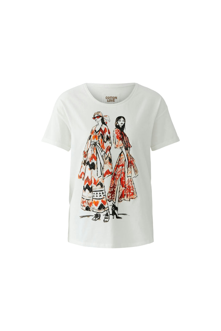 T-Shirt, cloud dancer 1006 Bild 7