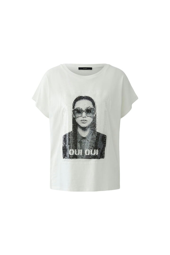 T-Shirt, cloud dancer 1006 Bild 1