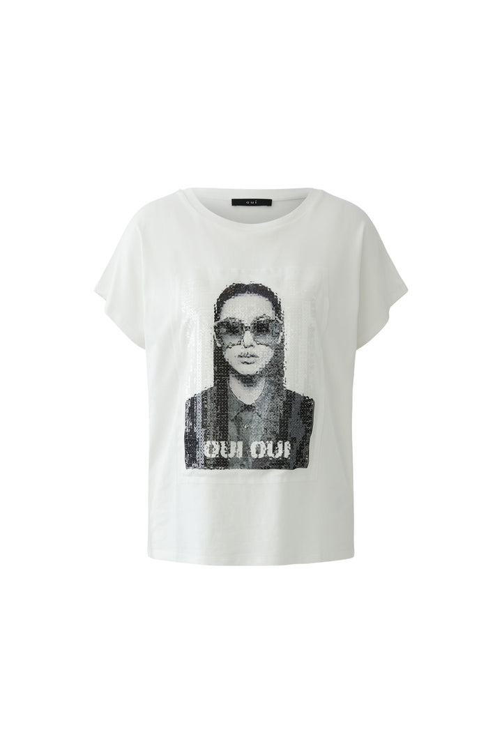 T-Shirt, cloud dancer 1006 Bild 1